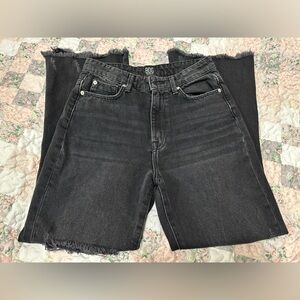 BDG By Urban Outfitters Women’s Black Denim Distressed Flare Bell Bottom Jeans